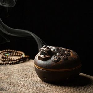 Stylish Metal <b>Bakhoor</b> Burner Decorative Incense Burner For <b>Oud</b> Fragrance Home Interior Accent Decoration - Product Image 2