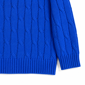 Suéter de Punto Jacquard con Cuello en V para Mujer, Top de Punto de Manga Larga para Invierno |   Fabricante OEM ODM Bangladesh - Product Image 4