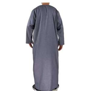 OEM Service Breathable <b>Men</b> Jubbah Thobes New Style Islamic Clothing Arabic Style <b>Men's</b> Jubba <b>Thobe</b> - Product Image 5
