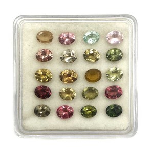 พลอยทัวร์มาลีนธรรมชาติทรงรีขนาด 4*5 มม. พลอยทัวร์มาลีนเจียระไนสำหรับทำเครื่องประดับ ได้รับการรับรองจาก IGI - Product Image 5