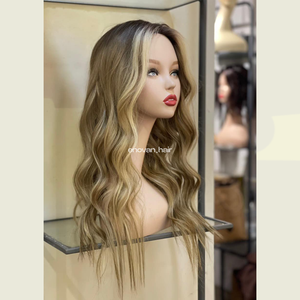 Perruque en cheveux vietnamiens de qualité supérieure, Lace Front sans colle, en gros, vente en vrac pour revendeurs - Product Image 2