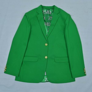 Green Women's Blazer Casual Winter Outerwear Notched Collar Full Sleeve Solid Color Breathable Lightweight Durable Customizable - Product Image 5
