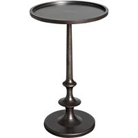 Table d'appoint en métal au design élégant avec finition dorée antique, table basse pour salon et décoration intérieure