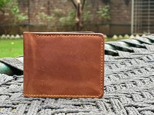 Bolso Bandolera de Cuero Genuino Crazy Horse Hecho a Mano, Estilo Vintage, Unisex, con Protección RFID, Diseño Abierto Corto de Lino, a la Moda - Product Image 3