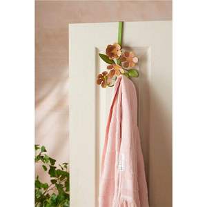 Nordic Gold Rose Metal <b>Wall</b> <b>Hook</b> Decorative Vintage Brass Flower Single Coat Hanger Luxury Towel <b>Key</b> Holder Organizer Unit - Product Image 6