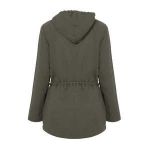Chaqueta de plumón acolchada para mujer, estilo burbuja, con capucha ajustable, para invierno, venta al por mayor, OEM, personalizada - Product Image 4