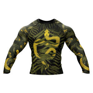 T-shirt de compression à manches courtes pour homme, personnalisé OEM, respirant, séchage rapide, anti-bactérien, vêtements de sport - Product Image 1