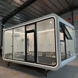 Casa Móvil Moderna Multifuncional de Fábrica, 26 <span class=keywords><strong>Metros</strong></span> <span class=keywords><strong>Cuadrados</strong></span>, Prefabricada, Tipo Cabaña Apple para Hotel o Campamento - Product Image 3