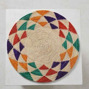 Customization and bulk orders are welcome. Handmade Traditional Chinese Style 450mm Diameter Natural Weave Design - Product Image 3