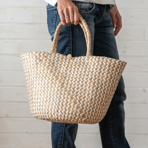 Sac à main en jonc de mer tendance pour l'été avec fermeture éclair – Produit phare pour les vacances à la plage – Fabriqué au Vietnam – Sac de voyage et de plage écologique - Product Image 6