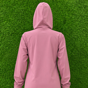 Conjunto Deportivo de Felpa con Capucha para Mujer REDDITO, Manga Larga, Color Sólido, Pantalones Largos, Corte Regular Informal, con Cordón Ajustable - Product Image 3