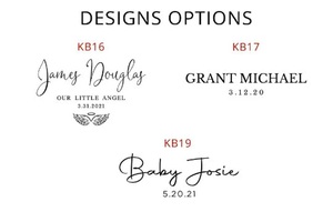 Personalized Baby Keepsake Box <b>Memory</b> <b>Gift</b> Box for Baby Shower Embossed Design Rustic Style Eco-Friendly Wooden <b>Gift</b> - Product Image 4