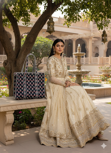 Sac fourre-tout pliable en toile de coton matelassée artisanale de qualité supérieure, léger, pour femmes, écologique, motif floral ethnique, grande capacité - Product Image 2