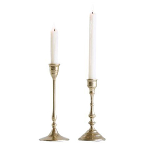 Antique Brass Taper <b>Candle</b> Holders Set Of 3 Hand-Forged Decorative Candlestick Holders For Wedding <b>Dinner</b> Party Home Decoration - Product Image 2