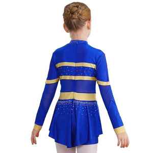 Conjunto Deportivo Cómodo para Niños Pequeños, Ropa de Gimnasia de Alta Elasticidad, Uniforme Escolar, Uniforme de Animadoras - Product Image 4
