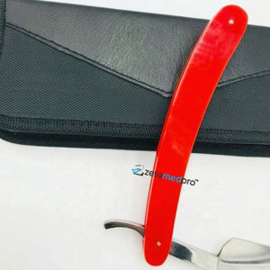 มีดโกนหนวดแบบตรงสำหรับผู้ชาย รุ่นคลาสสิค ระดับมืออาชีพ ใบมีดเดี่ยวสแตนเลส ด้ามจับพลาสติก บรรจุภัณฑ์สีปรับแต่งได้ - Product Image 5