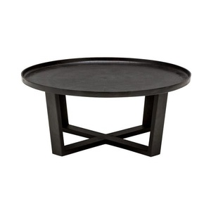Top Trending Elegant Golden Round Metal Accent Coffee <b>Table</b> <b>Space</b>-<b>Saving</b> Decorative <b>Table</b> for Living Room - Product Image 1