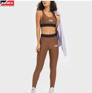 Ensemble de soutien-gorge et legging de yoga pour femmes professionnelles, vêtements de sport extensibles pour la course à pied, la gym et la remise en forme - Product Image 1