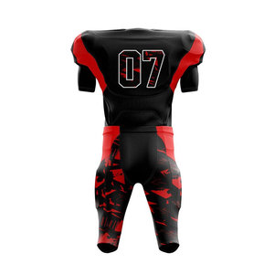 Best Quality Light Weight Comfortable Men's American Football Uniform Short Breathable Moisture-Wicking Sublimation Custom Team - Product Image 3