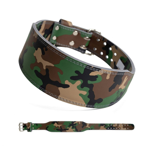 Cinturón de Levantamiento de Pesas Unisex de Cuero Vacuno de 10 mm, Resistente, Transpirable, Ajustable, Antideslizante, con Hebilla y Logotipo Personalizado - Product Image 1