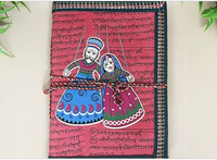 Carnet artisanal indien traditionnel New Era - Écologique, ethnique, couverture rigide, papier sans bois, reliure cousue, personnalisable