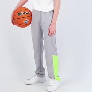 Quick-drying Breathable Sports <b>Tights</b> for <b>Boys</b> Summer Applique Design Anti-glare Elastic Waist High-Waisted A-line Style - Product Image 3