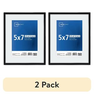 Black Floating Wall Picture <b>Frame</b> Made of Durable <b>Plastic</b> - Product Image 1