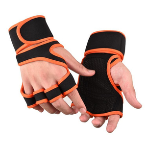 Gants de sport demi-doigts en néoprène avec sangle de poignet réglable pour la musculation, unisexes et de qualité supérieure - Product Image 5