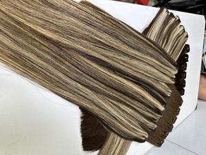 Vente en gros de cheveux vierges Remy de qualité vietnamienne perruque Lace Front avec des cheveux humains droits en os - Product Image 6