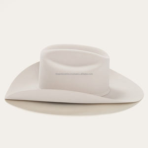 Chapeaux de cow-boy occidentaux personnalisés Nouveau style d'image pour un usage quotidien Logo personnalisé en cuir véritable pour l'extérieur des hommes - Product Image 2