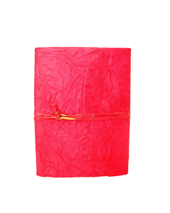 Diario de Cuero Rojo Hecho a Mano |   Cuaderno de papel en blanco |   Diario Vintage para Escribir y Dibujar - Product Image 2