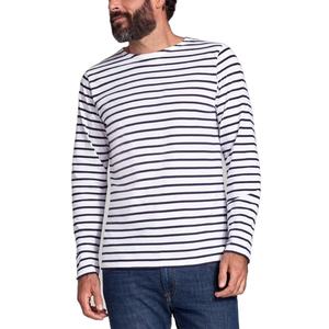 2025 High Quality 100% Cotton Neck Custom Long Sleeve <b>T</b>-<b>shirt</b> 250gsm <b>White</b> Men's Custom Logo <b>Blank</b> Design Long Sleeve <b>T</b>-<b>shirts</b> - Product Image 2