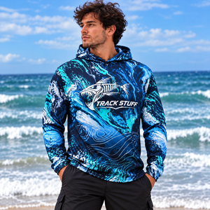 Camisas de Pesca con Capucha de Camuflaje para Hombre, Manga Larga, Protección Solar Anti-UV - Product Image 2