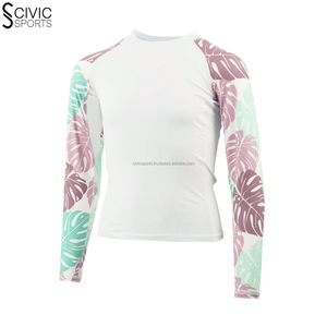 Chemise de bain à manches longues Rash Guard Compression Chemise courte à séchage rapide Grappling Manches longues Rashguard - Product Image 5
