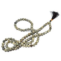 But religieux 108 perles prière hindoue mala perles de pierre en gros Lapis Lazuli haute qualité Jap Mala cristaux Quartz Mala