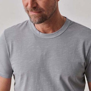 Chemises grises pour hommes, vêtements grande taille, style streetwear, coton respirant, t-shirts à col rond pour hommes, toutes tailles - Product Image 4