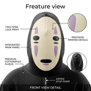 Veste à capuche zippée intégrale unisexe, style streetwear décontracté, tendance, avec impression par sublimation personnalisée, style urbain, nouveauté, vente en gros - Product Image 6