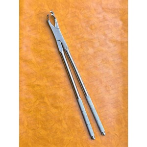 Pinzas de Extracción Dental Equina de 15 Pulgadas con Mandíbula Dentada de Acero Inoxidable, Instrumento Veterinario para Caballos y Ponis - Product Image 1
