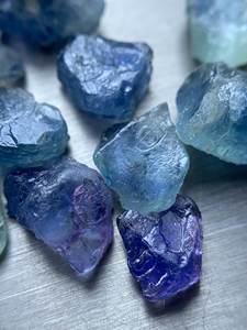 Natural Untreated Blue Sapphire Rough Lot Facet Grade Afghanistan Sapphire Crystals For Cutting Jewelry Making - Product Image 4