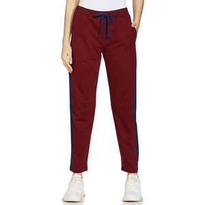 Ropa deportiva de algodón para mujer, chándal de color sólido con cremallera, traje de entrenamiento para gimnasio, conjunto cómodo de dos piezas para yoga y ejercicio. - Product Image 5