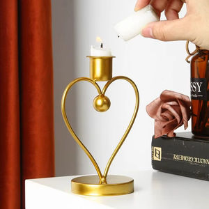 New Design Metal Candle Holder For Modern Interior Decoration Living Room Tabletop Unique Style Accent - Product Image 1