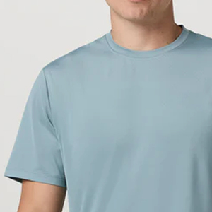 T-shirt pour homme à coupe décontractée et confortable, manches courtes, service OEM, prix d'usine pour les commandes en gros, col rond, tissu doux - Product Image 3