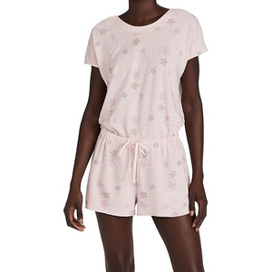 Vêtements décontractés et de détente personnalisés de qualité supérieure, ensemble deux pièces ample, t-shirts et shorts sur mesure - Product Image 1