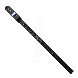 DoyonTek PDU แบบติดตั้งบนแร็ค 3 เฟส 415V 80A ความหนาแน่นสูง พร้อมระบบวัดค่าอัจฉริยะ, 12 ช่องเสียบ C19 & C39, สำหรับศูนย์ประมวลผล AI GPU - Product Image 3