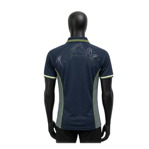 Camisa de polo personalizada para equitación, ropa deportiva cómoda, tela transpirable que absorbe la humedad, para entrenamiento ecuestre. - Product Image 6