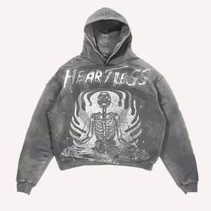 Sweat-shirts vintage pour hommes, mode streetwear moderne, mélange de coton respirant, style décontracté facile pour tous les jours - Product Image 2