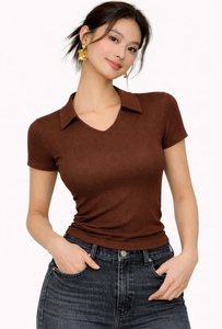 Haut de gamme pour femmes, vêtement de tous les jours, style essentiel, coupe ajustée, parfait pour les occasions décontractées, basique mais de haute qualité. - Product Image 2