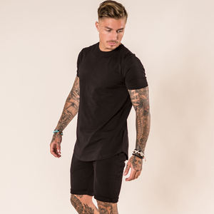 Custom Color Block T Shirt Shorts <b>Set</b> Cotton Summer Outfit Unisex OEM Private Label Casual Streetwear Printing Ready <b>Set</b> - Product Image 3