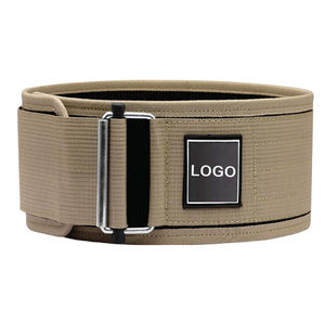 Cinturón de levantamiento de pesas con cierre automático y logotipo personalizado, cinturones de cierre rápido para gimnasio y entrenamiento, unisex, precio económico, OEM. - Product Image 4