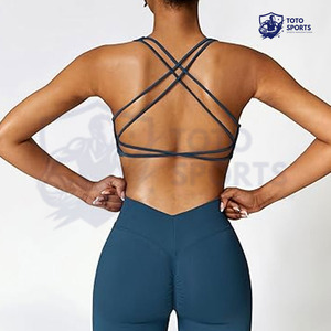 Conjunto de Yoga para Mujer, Cómodo, Ajuste Delgado, Tela Suave, Alto Rendimiento, Ideal para Correr y Fitness, Transpirable, a la Moda - Product Image 4
